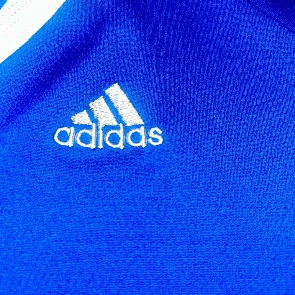 Adidas Blue and White Athletic Jerseys